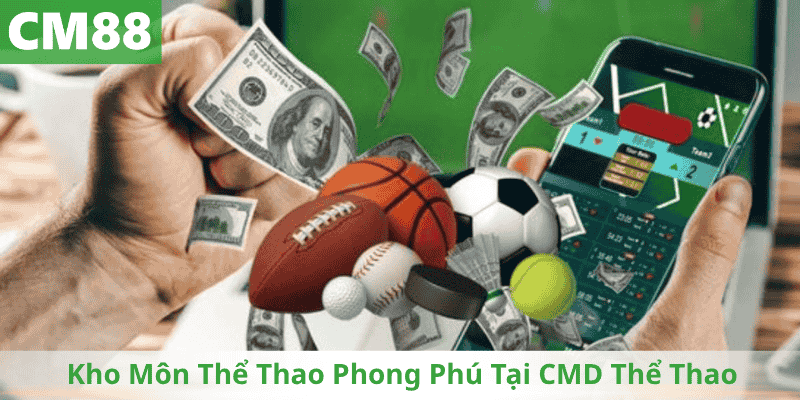 Kho Môn Thể Thao Phong Phú Tại CMD Thể Thao